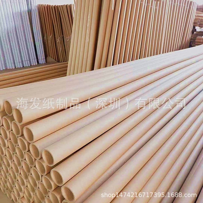 Paper tubes, non-woven hard paper tube cores, round kraft express tubes with lids, storage poster tubes in stock.