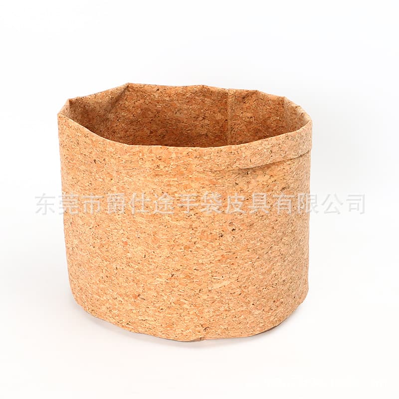 Nordic Succulent Cork Planter, Eco-friendly Simple Wood Storage Tube, Cylindrical Cork Flowerpot