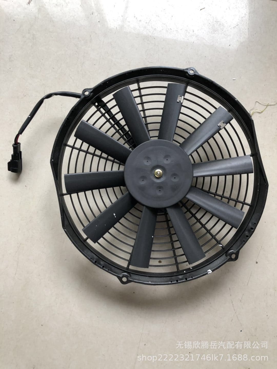 Suitable for Supplying Construction Machinery Hydraulic Oil Cooling 12-inch Suction Fan VA10-BP70/LL-61A Condenser Fan Motor
