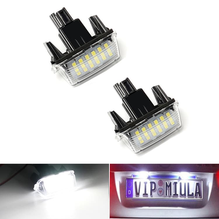 Cross-border e-commerce LED license plate light for Toyota Camry/Yaris/EZ/VIOS