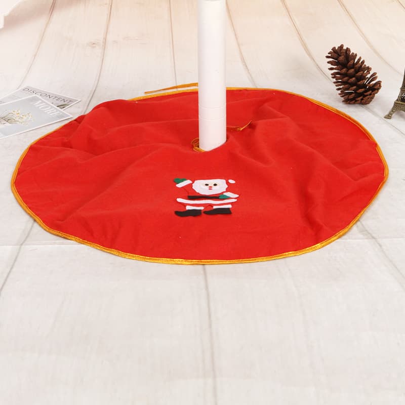 Diameter Layer Edge Christmas Tree Skirt Sticker Patterns Random Delivery Office Culture / Christmas Tree Skirt / Christmas Skirt