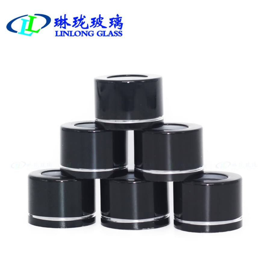 18 teeth perforated black cut coil, suitable for essential oil bottles, glue tip dropper bottles, blending bottles