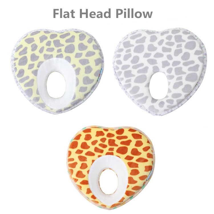 Cross-border exclusive baby anti-flat head positioning pillow, breathable design to prevent flat head syndrome, high-end sponge baby product.