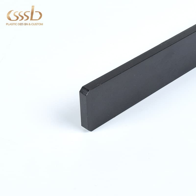 ABS injection-molded blocks, wear-resistant plastic pads, PP pressure strips, HDPE anti-slip strips, and PVC processing strips for manufacturing.