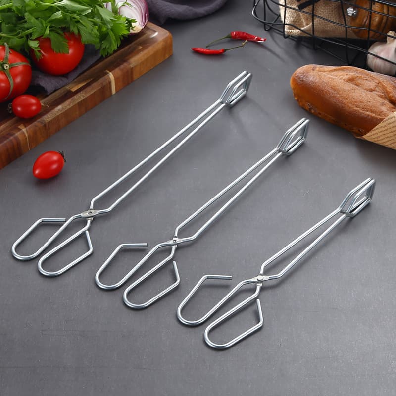 Charcoal Tongs Carbon Clamp Tool Food Tongs BBQ Charcoal Clip Frying Clip Grill Accessories Grill Tongs Iron