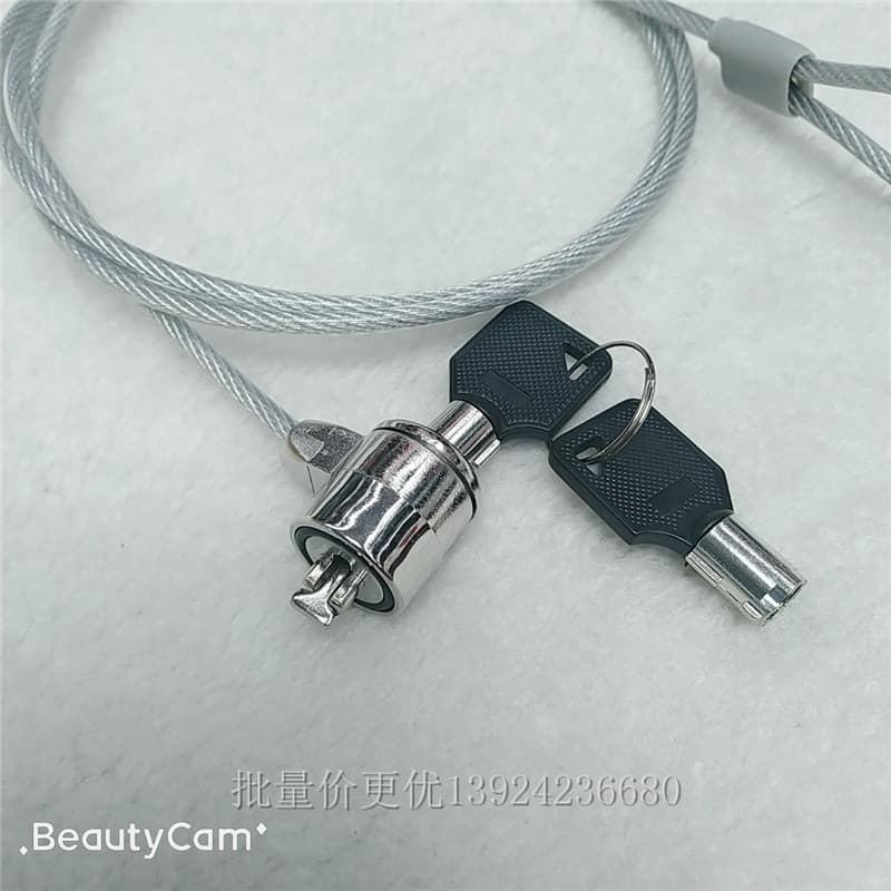 FK Laptop Lock, 1.2m Computer Anti-Theft Lock, Wholesale Anti-Theft Notebook Key Lock for Internet Cafes