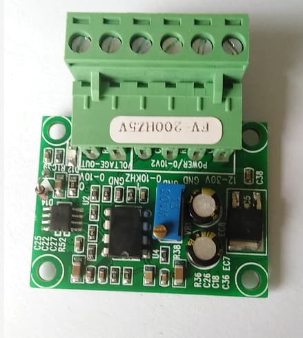FV-200Hz 5V F/V Converter Frequency Conversion 0-10V/5V Voltage Digital to Analog Converter Module