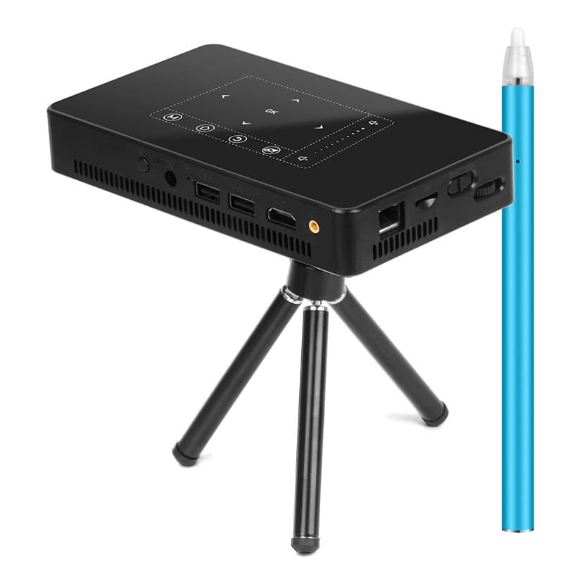 DLP projector teaching home 3D effect wireless screen transmission 16G infrared stylus projector development