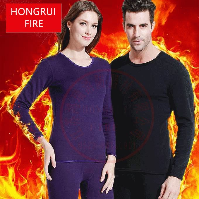 Firefighter anti-static undershirts with built-in cotton conductive threads, sweat-absorbing breathable rescue wear