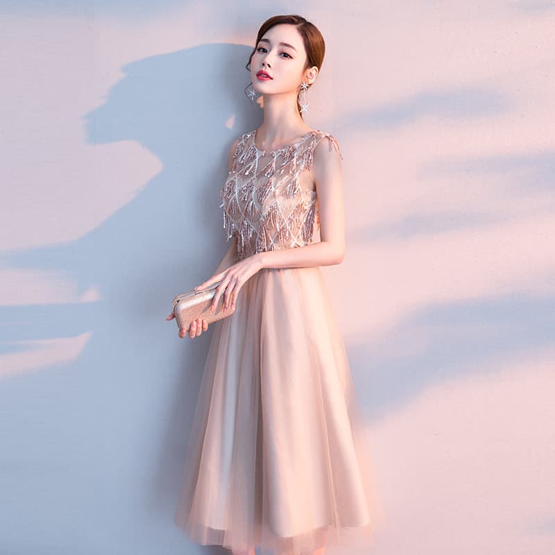 Banquet Evening Dress Women's 2023 Spring New Student Graduation Skirt Annual Meeting Host Dress Dance Dress