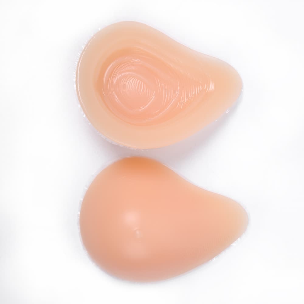 Deep Concave Bottom Breathable Spiral Post-Surgery Breast Form Rehabilitation Chest Pad Insert Prosthesis Silicone Breast Enhancement