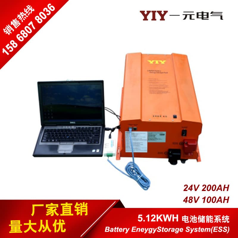ESS Energy Storage Battery 48V 100AH 5.12KWH LiFePO4 Battery Pack with BMS Battery Management System