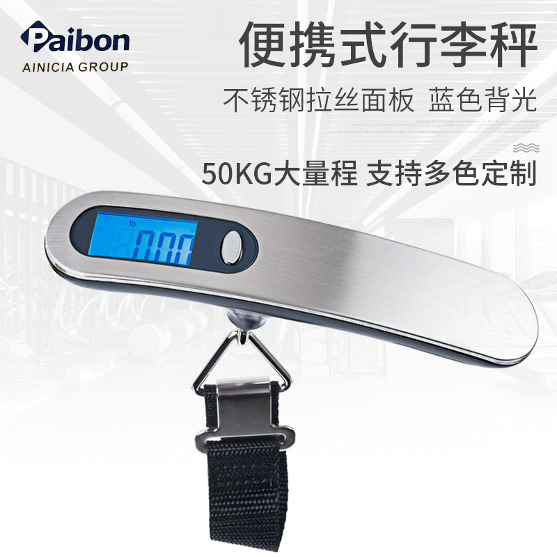 Factory Supply Portable Hook Handheld Luggage Scale Mini Electronic Luggage Scale