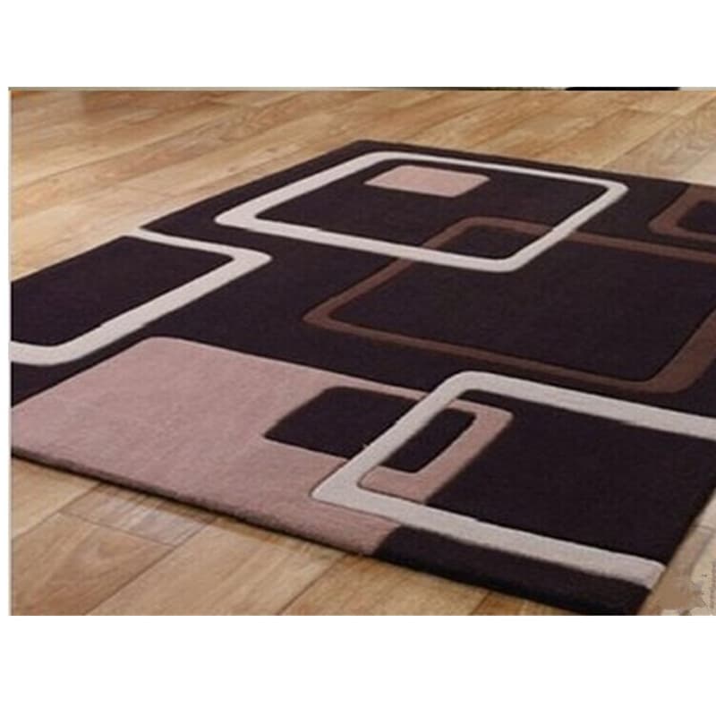 Simple Modern Living Room Carpet Coffee Table Bedroom Handmade Acrylic Carpet Fashion Floor Mat Wedding Room Carpet
