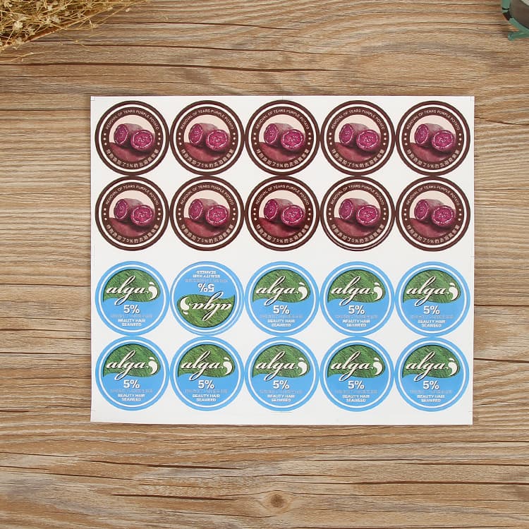 Production of waterproof self-adhesive labels, custom canned self-adhesive trademark stickers, custom bottle stickers, pet food stickers