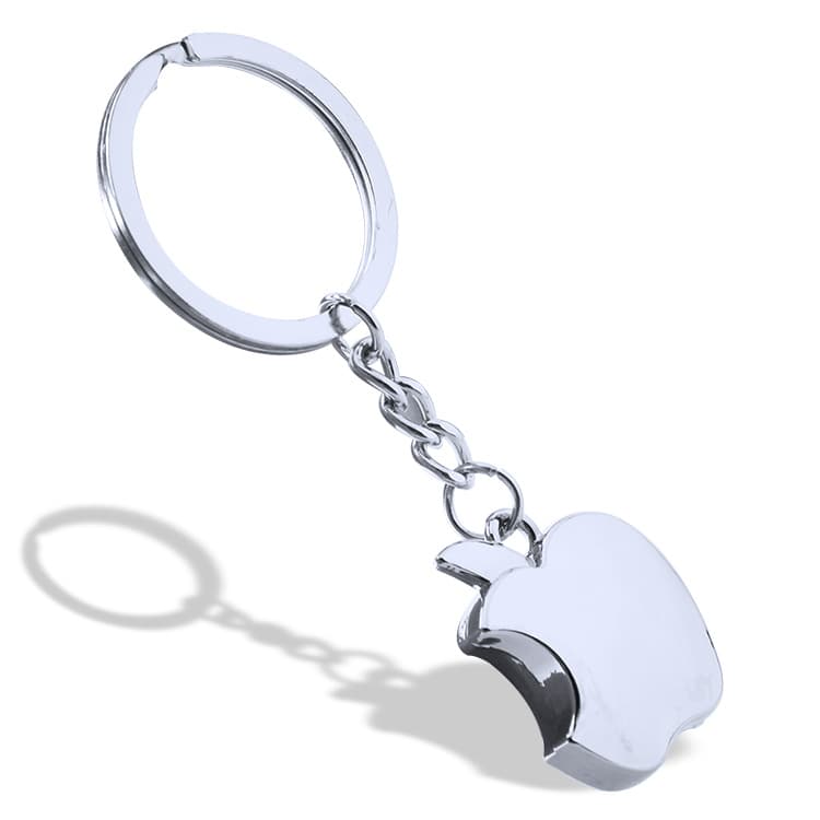 Manufacturer customized little apple key chain zinc alloy advertising key chain promotional gift key chain custom LOGO