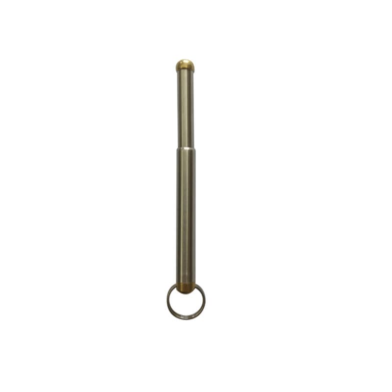 Stainless Steel Retractable Toothpick with Safety Protection Pendant Toothpick Tool Portable Metal Toothpick Toothpick Holder
