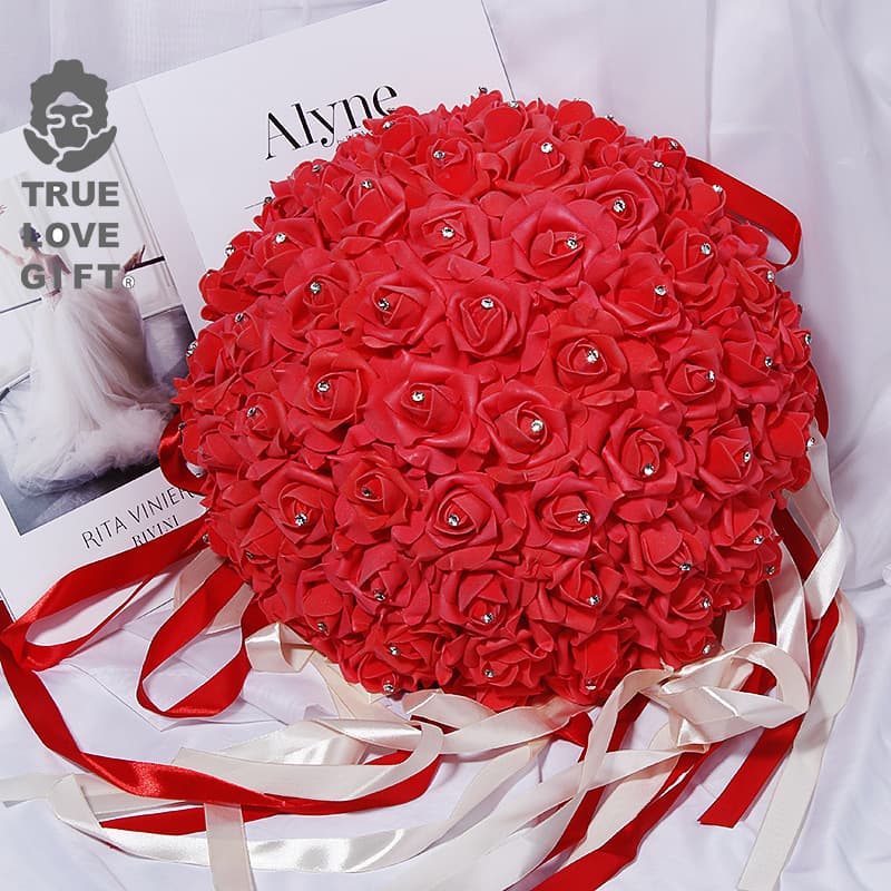 Wedding Supplies Bride Creative Decoration PE Guide Flower Ball Artificial Flowers Half Sphere Decoration for Guide Posts Custom