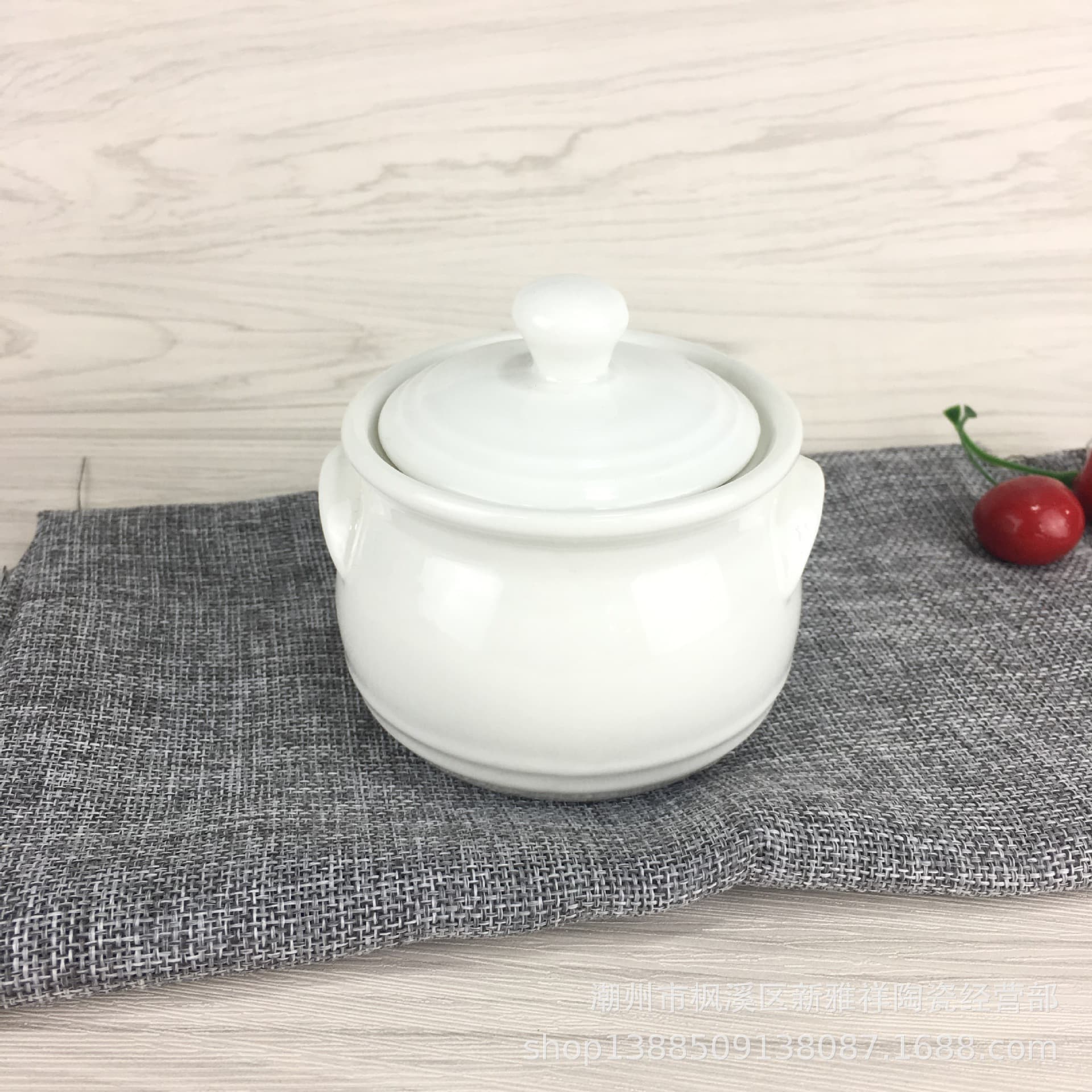 Happy Cup Hotel Tableware, Double-boiler Steaming Pot, Bird's Nest Cup, Tonic Cup, Ginseng Cup, Insulated Pot, Logo Customizable