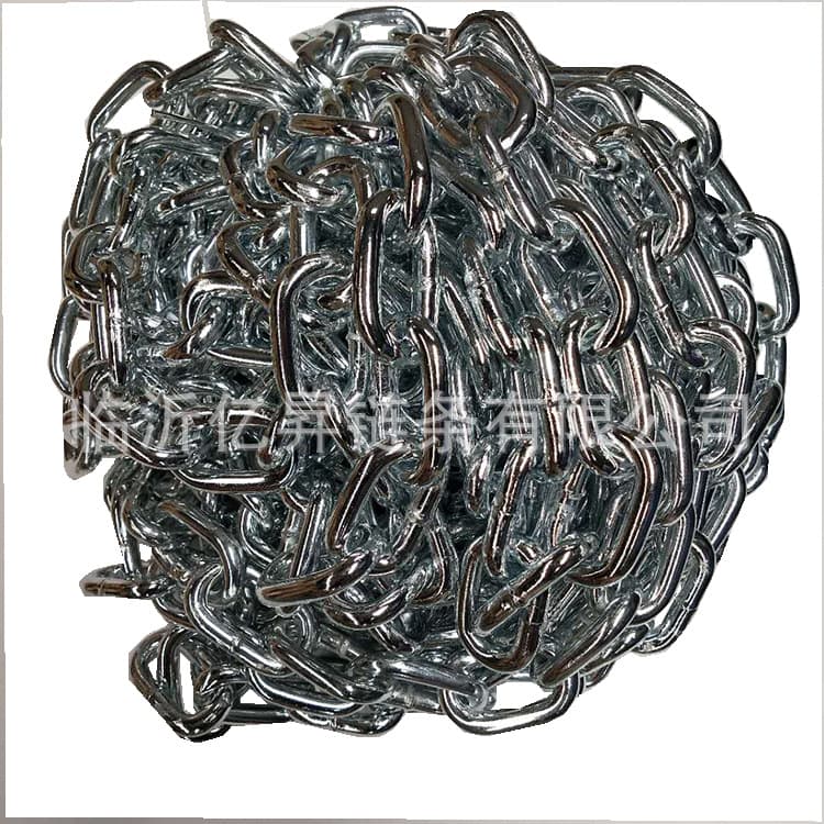 Direct Supply from Linyi Galvanized Chain 5mm-25mm Galvanized Chain Iron Chain Guardrail Chain