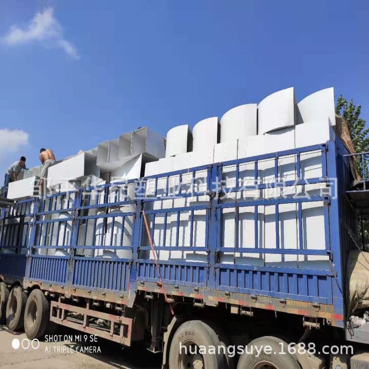 PVC air duct PVC ventilation duct welding PVC variable diameter air duct welding laboratory hot pot restaurant ventilation and exhaust pipe