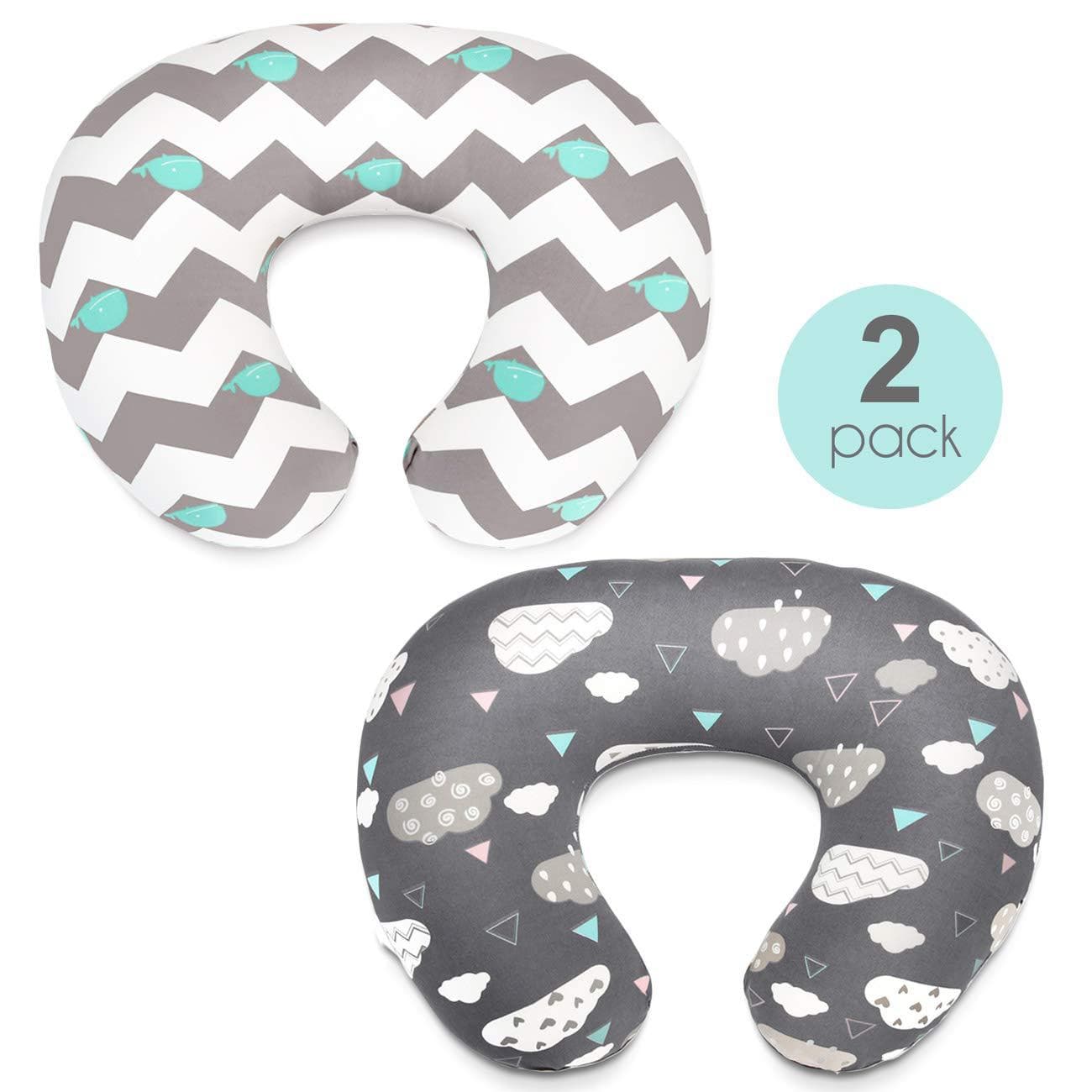 Amazon Baby Nursing Pillowcases 2-Pack Elastic U-Shaped Nursing Pillowcases Removable