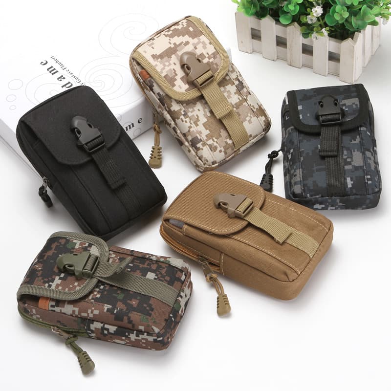 New Waist Bag for Men Outdoor Sports Belt Phone Waist Bag Hot Selling Men's Cigarette Coin Phone Waist Bag 68