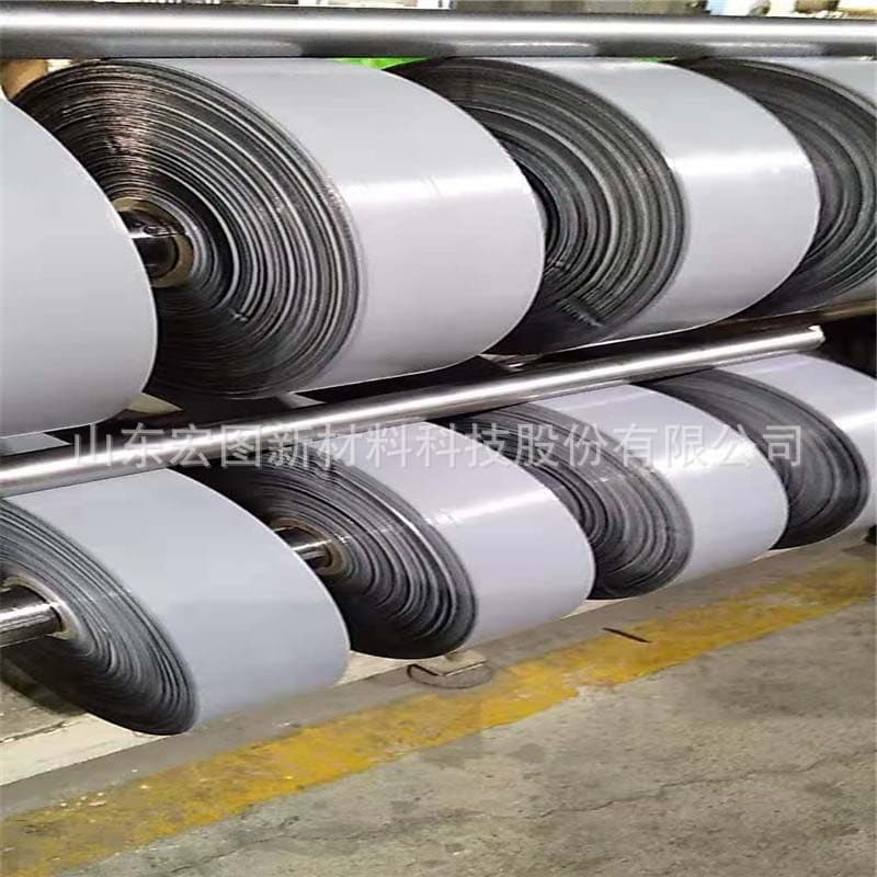 PP Embossed Isolation Film 3.8c Thickness Light Release Dots Shandong Hongtu Factory Direct PE Film Light Release Isolation Membrane