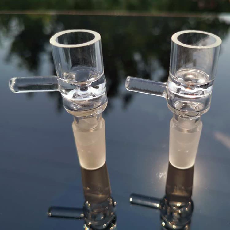 Transparent Glass Hookah Water Pipe Mouthpiece 14mm 19mm Glass Hookah Water Pipe Hookah Accessories