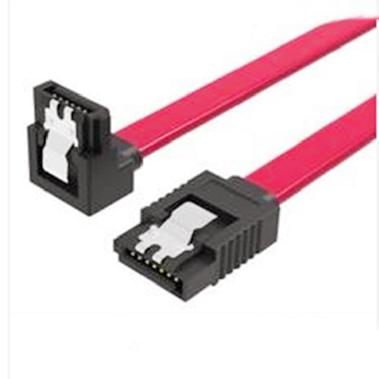 8-pin copper flexible SATA 3.0 solid-state drive serial data cable.
