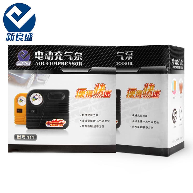 Xinliangsheng Factory Direct 48V/60V/72V Electric Vehicle Inflator, DC Electric Air Pump