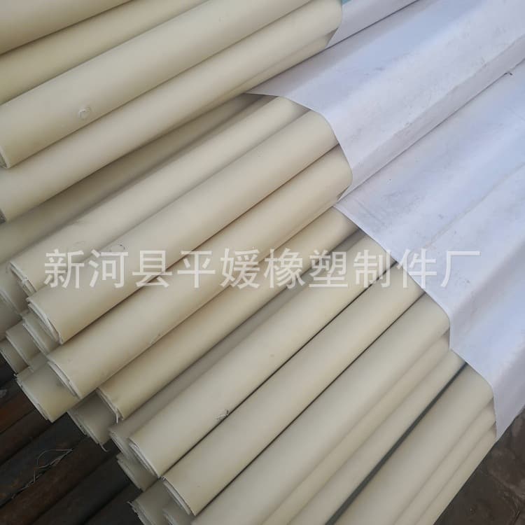 MC nylon rod hollow plastic tube cylindrical blue plastic rod wear-resistant white cast nylon special-shaped parts processing