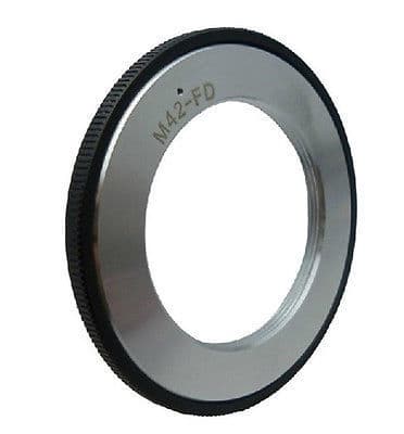 M42-FD Adapter Ring for M42 Lens to Canon FD Camera Body, M42*1mm Thread