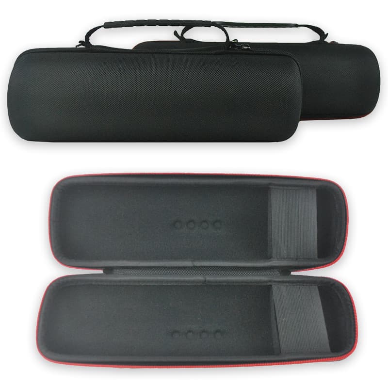 Custom cylindrical Bluetooth speaker carrying case, digital product EVA bag manufacturer for handbags.