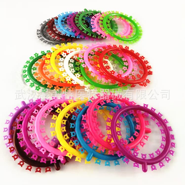Wholesale Orthodontic Materials Orthodontic Ligature Ties Orthodontic Colorful Cartoon Ligature Ties Dental Materials