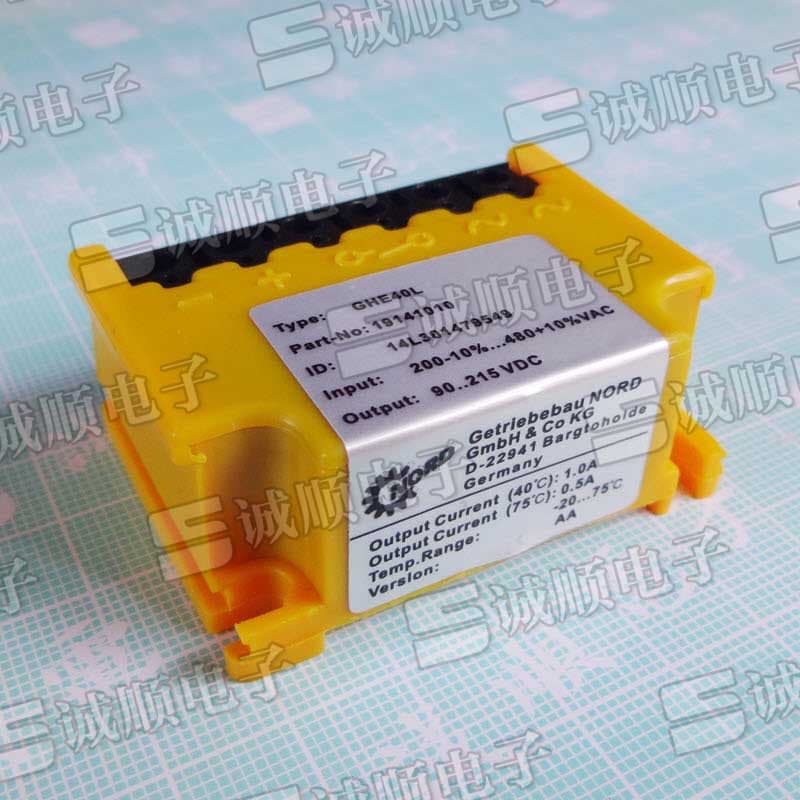Domestic GHE40L 19141010 200V-10%...480V+10% VAC 90...215V DC Rectifier