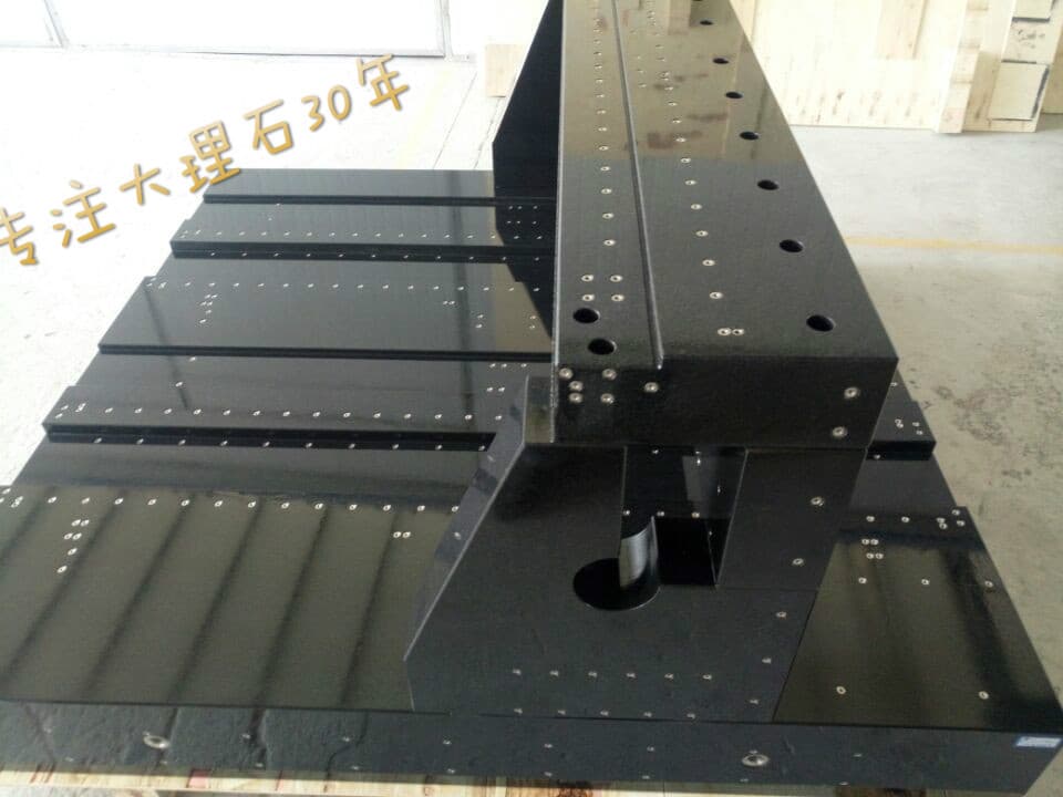 Marble Precision Mechanical Components Granite Bed Granite Machine Bed Marble Platform Components