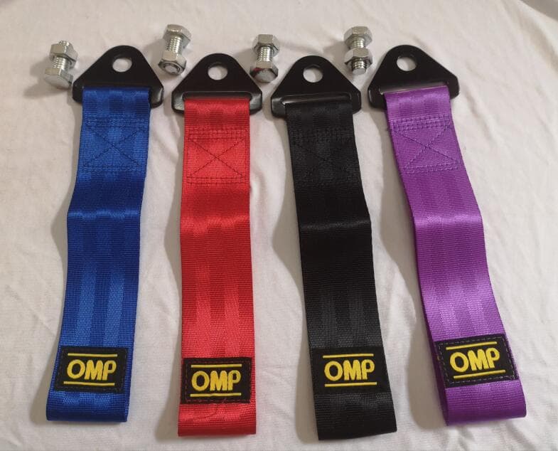 Car Tow Strap Bumper Front Tow Hook Decorative Towing Strap Modified Personalized Tow Belt
