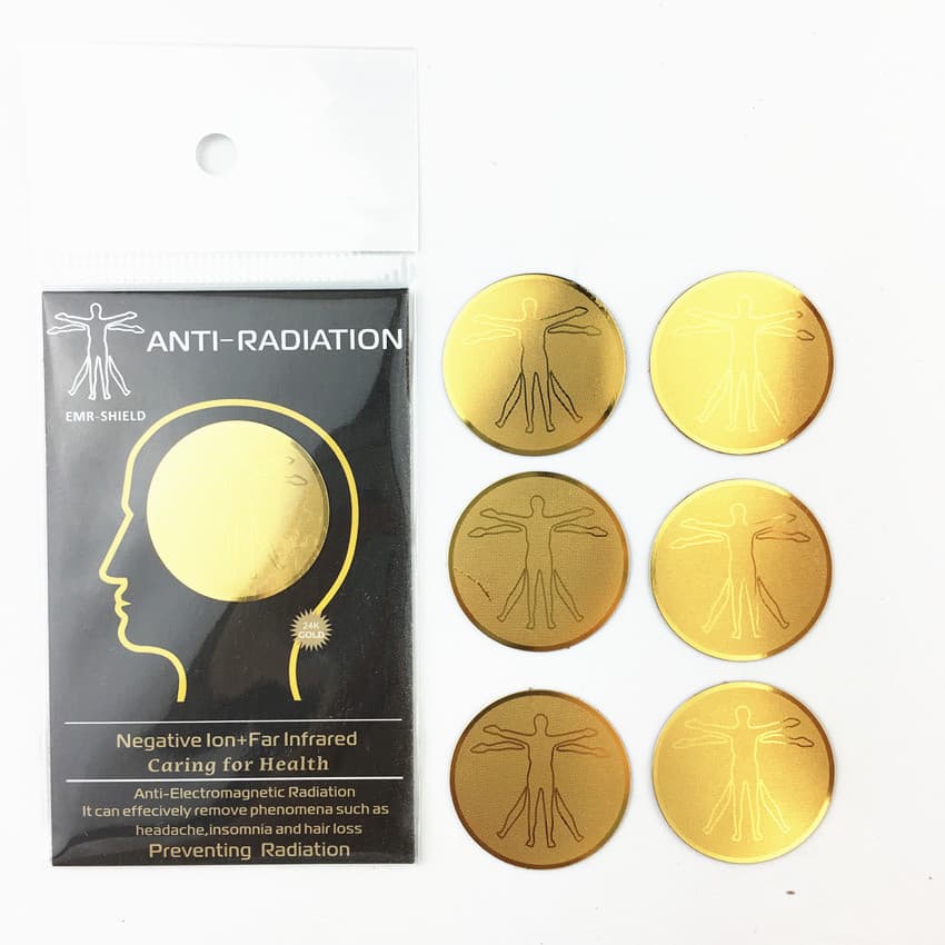 AliExpress Best Seller 24K Dual Pattern Radiation Phone Patch, Negative Ion Energy Electromagnetic Wave Sticker (1-Piece Pack)