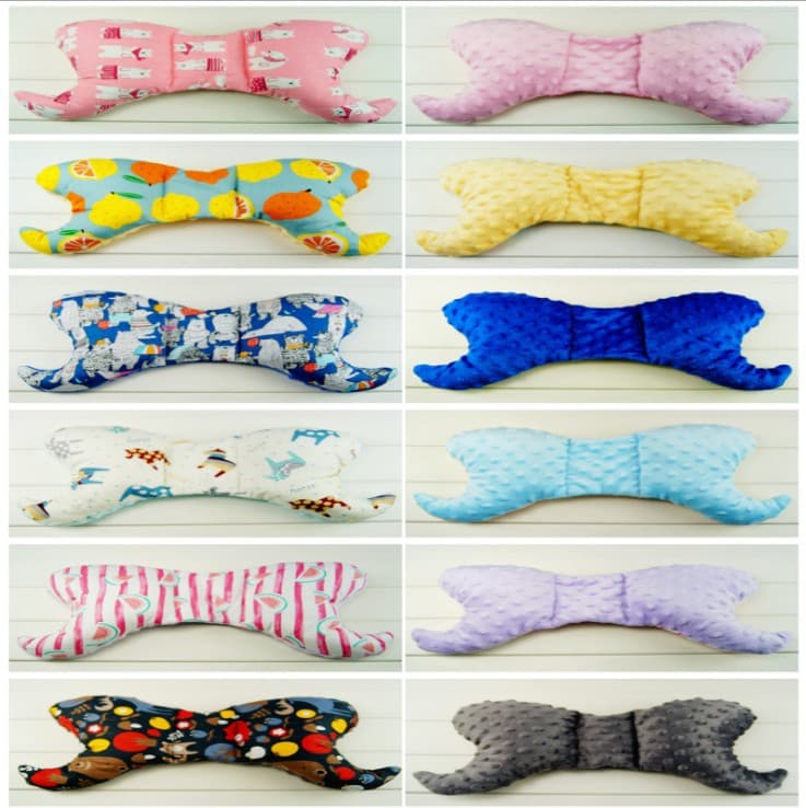 Baby anti-flat head shaping pillow for 0-1 year olds, newborn head correction pillow for 3-6 months, angel foam pillow