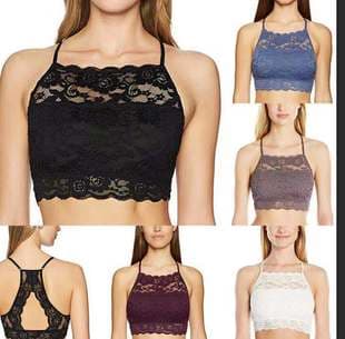 Factory Direct Comfort Bra, Vest Style Lace Lingerie