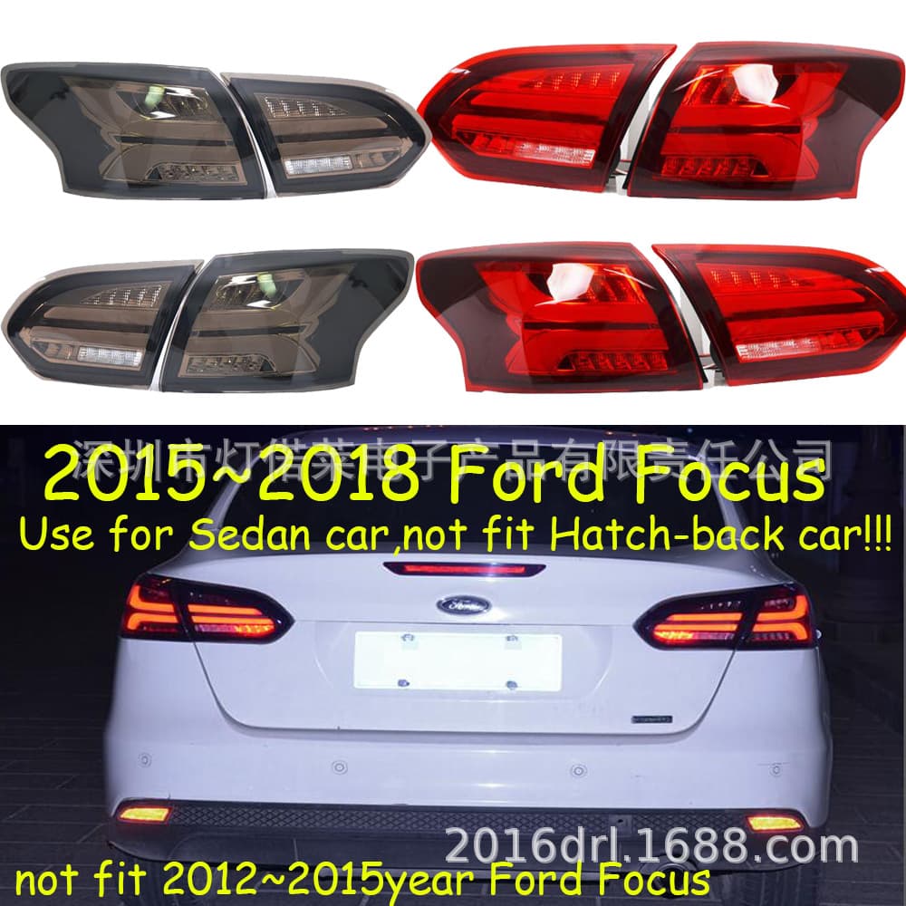 Compatible with Ford Focus Taillight Rear Bumper Light Focus Brake Light Fog Light Focus Taillight