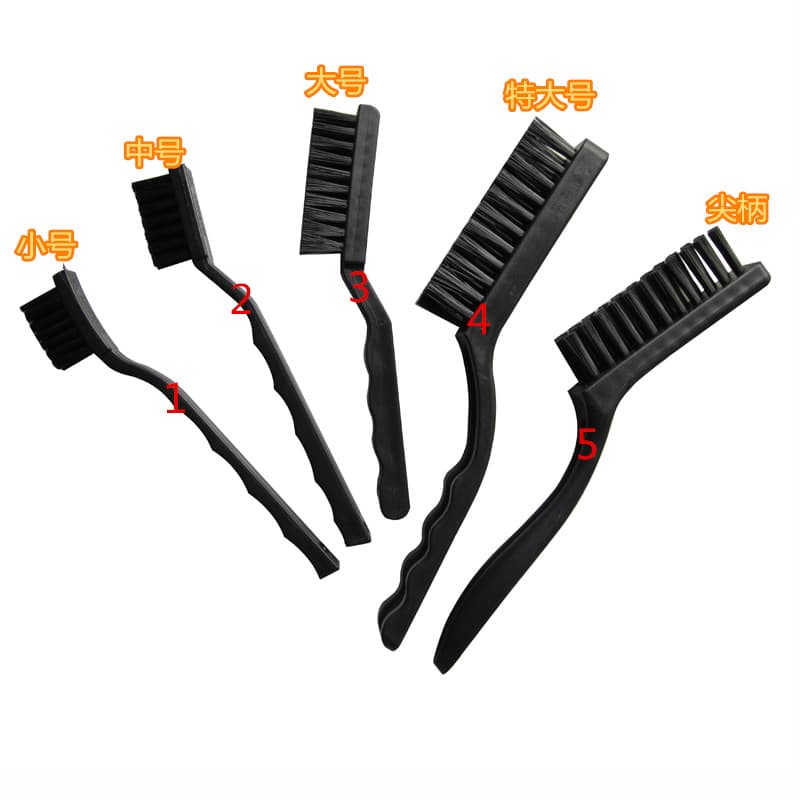 Factory direct sales small crank brush, anti-static brush, industrial use black, bulk with free shipping, industrial cleaning brush