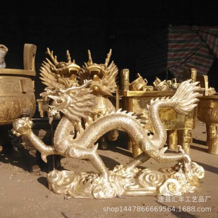 Bronze Dragon Sculpture Feng Shui Bronze Dragon Hebei Bronze Dragon Foundry Baoding Bronze Dragon Foundry Pure Copper Dragon Manufacturer