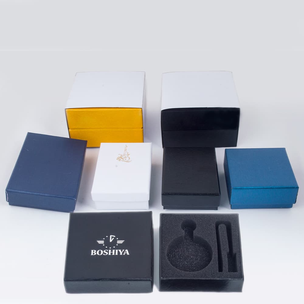 Jewelry Packaging Box Earrings Ring Necklace Bracelet Organizer Storage Case Pu Leather Material White Color Large Capacity