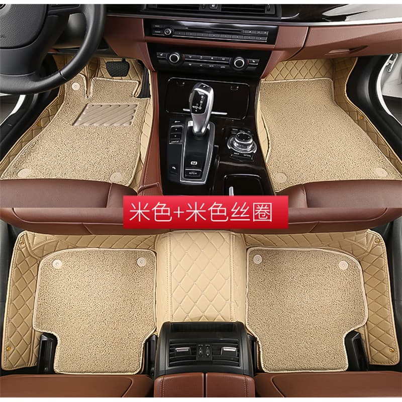 Supply Loulan Qijun Tianlai Qashqai Blue Bird Sylphy Tiida fully surrounded double-layer wire ring foot pads environmentally friendly anti-slip