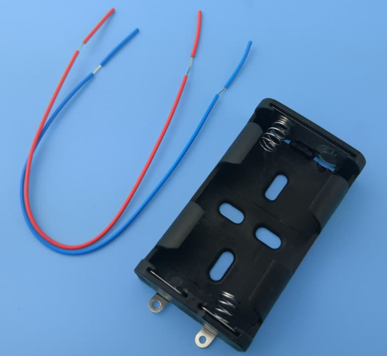 No. 5 2 Simple Knife Battery Box with Sheet Metal Knife Switch No. 5 2 Student Experimental Battery Box