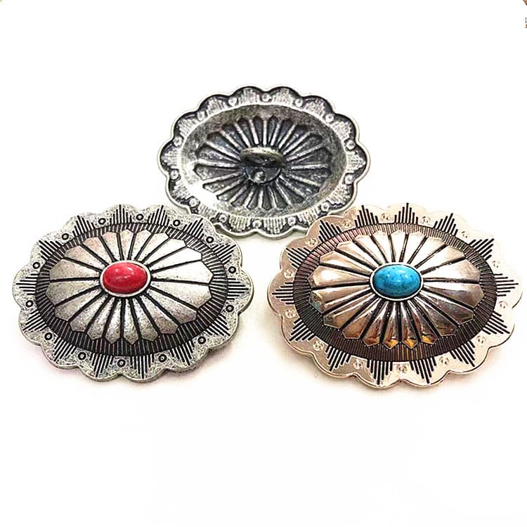 Oval Coin Purse Clasp Alloy Decorative Buckle DIY Vintage Leather Craft Clasp Bag Clasp Keychain Coin Clasp Ring Style