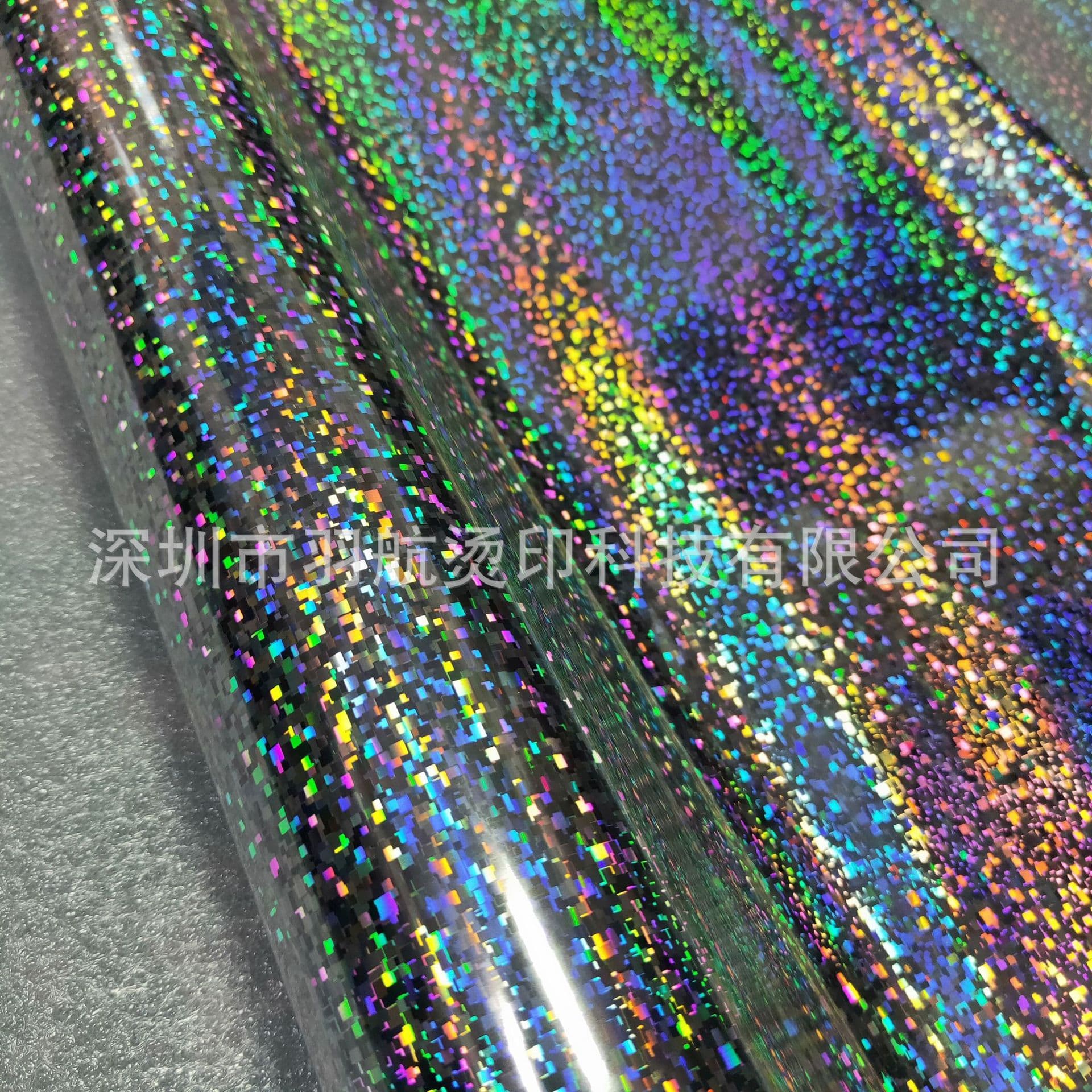 Imported square laser silver hot stamping paper, laser square series