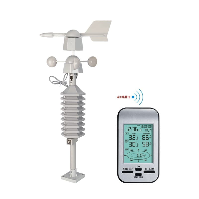 Cross-border WS0232 Compact Weather Station, Wireless Weather Instrument, Forecast Machine with Rainfall Monitoring, In Stock